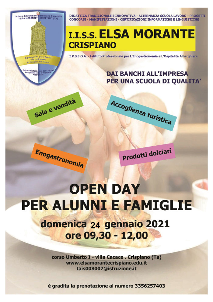 Open Day 24 gennaio